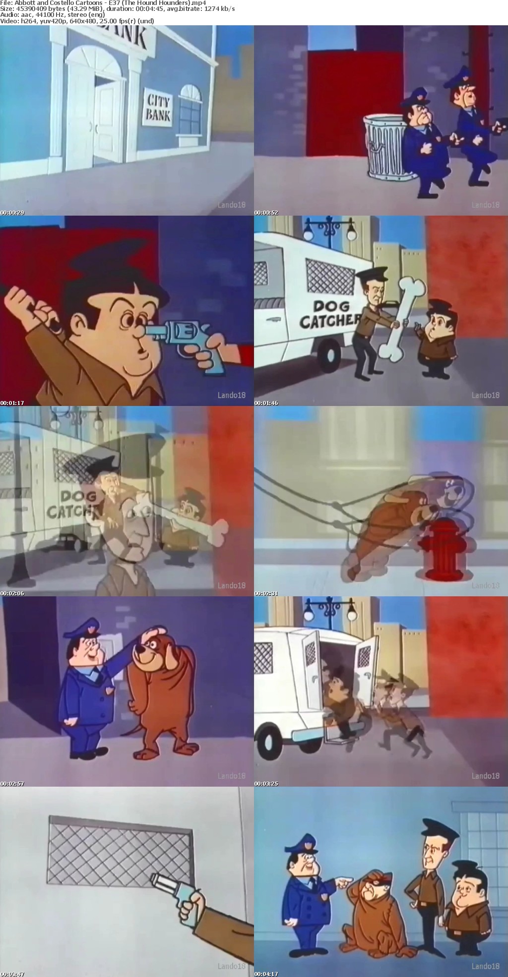 Abbott and Costello Cartoons (Cartoon collection in MP4 format) Lando18