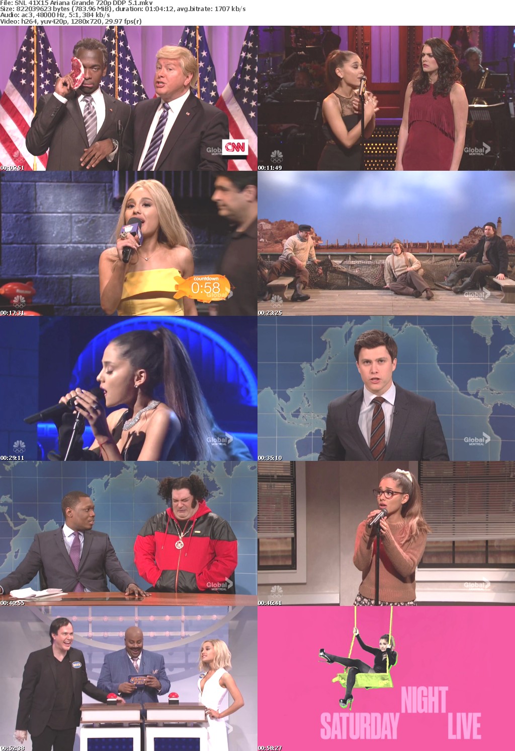 Saturday Night Live S41E15 Ariana Grande 720p HDTV DDP 5 1