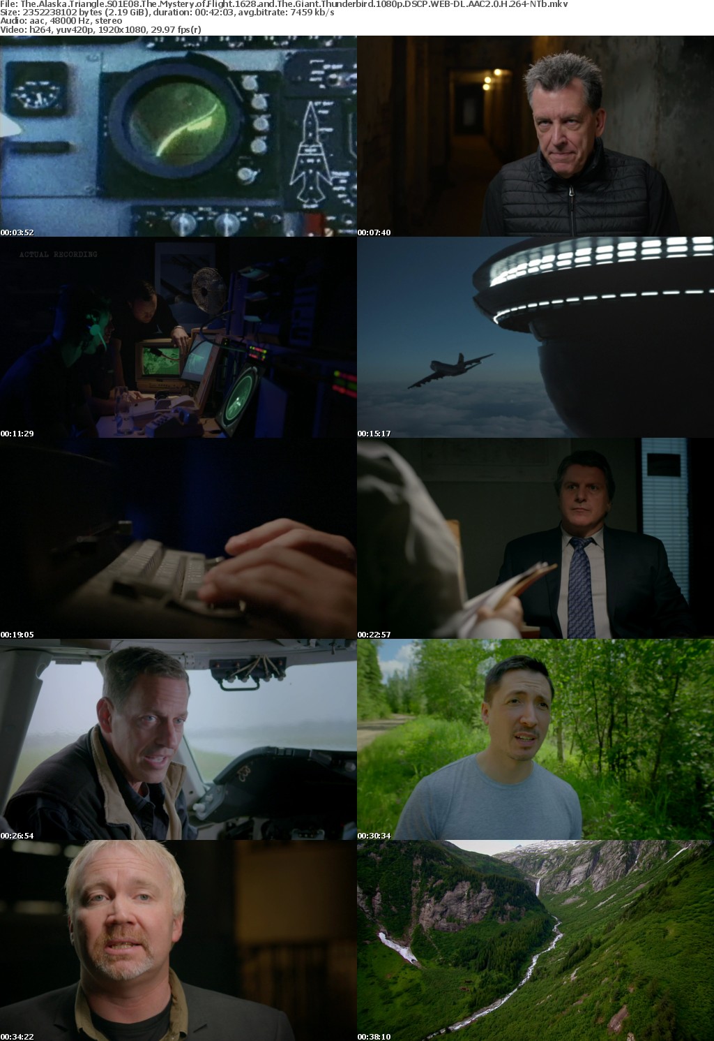 The Alaska Triangle S01E08 The Mystery of Flight 1628 and The Giant Thunderbird 1080p DSCP WEB-DL AAC2 0 H 264-NTb