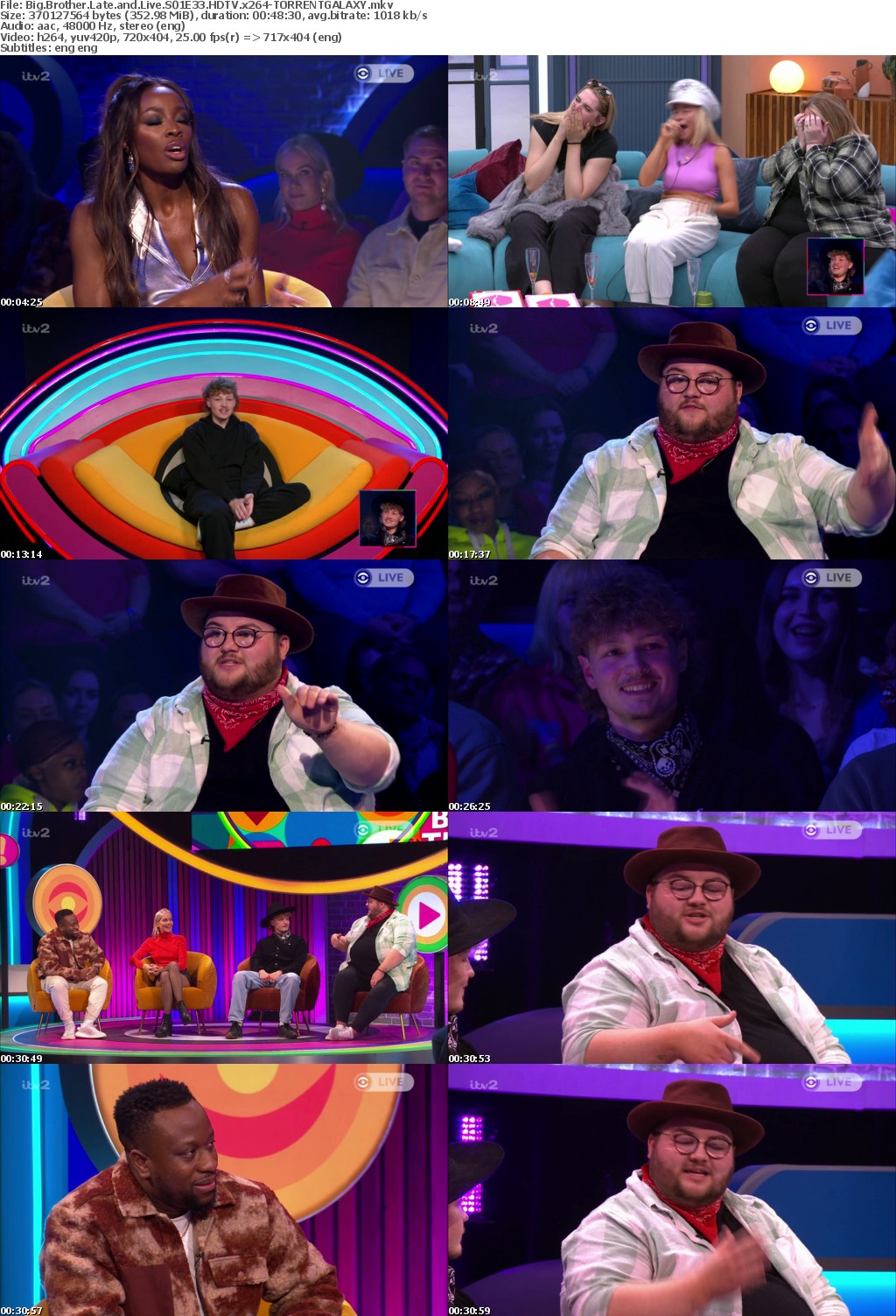 Big Brother Late and Live S01E33 HDTV x264-GALAXY