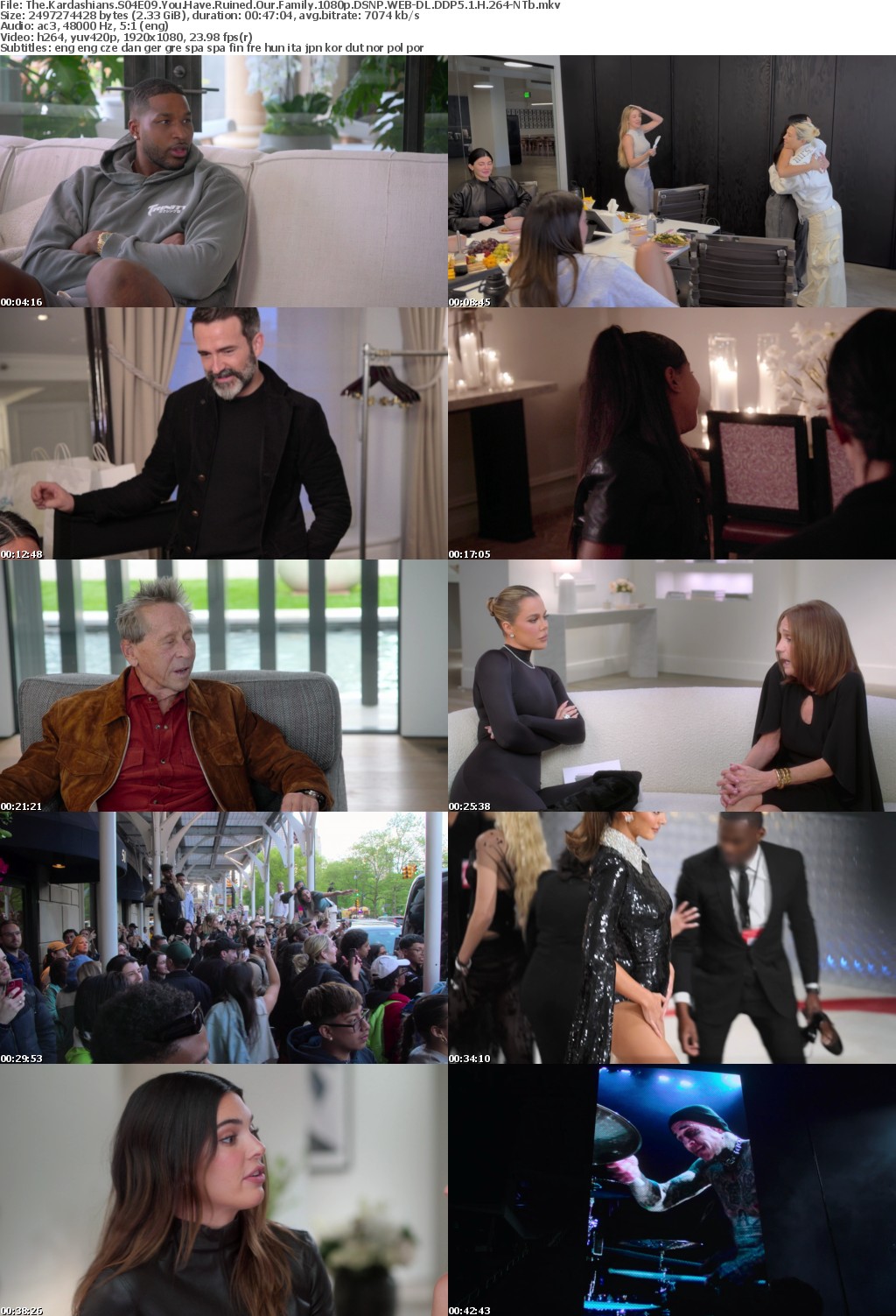 The Kardashians S04E09 You Have Ruined Our Family 1080p DSNP WEB-DL DDP5 1 H 264-NTb