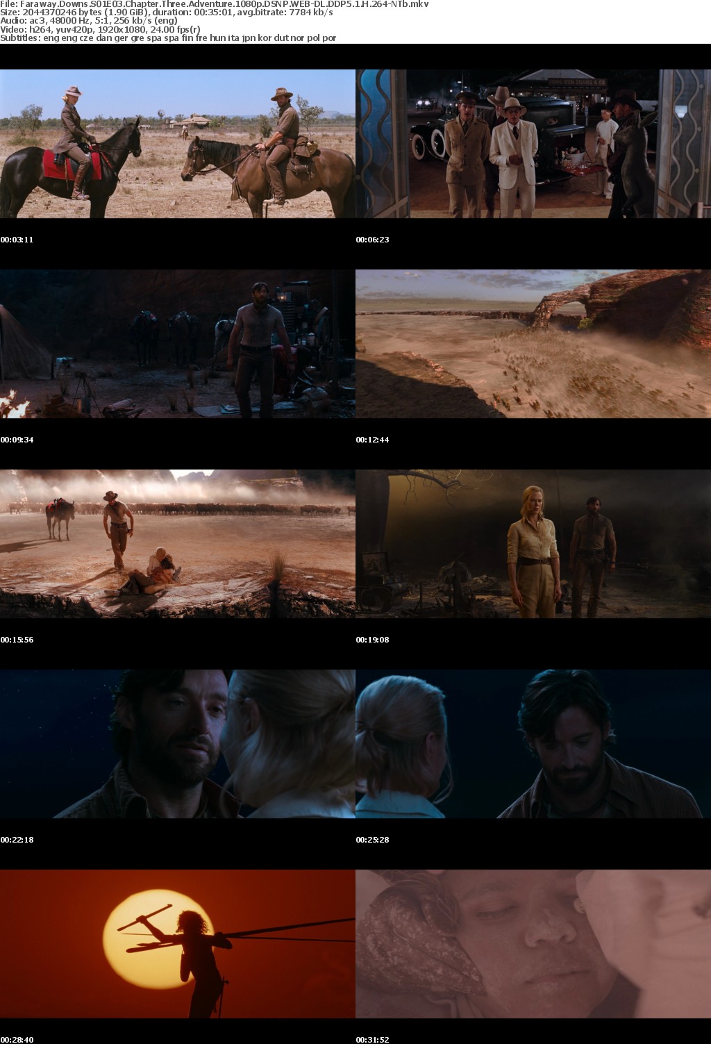 Faraway Downs S01E03 Chapter Three Adventure 1080p DSNP WEB-DL DDP5 1 H 264-NTb