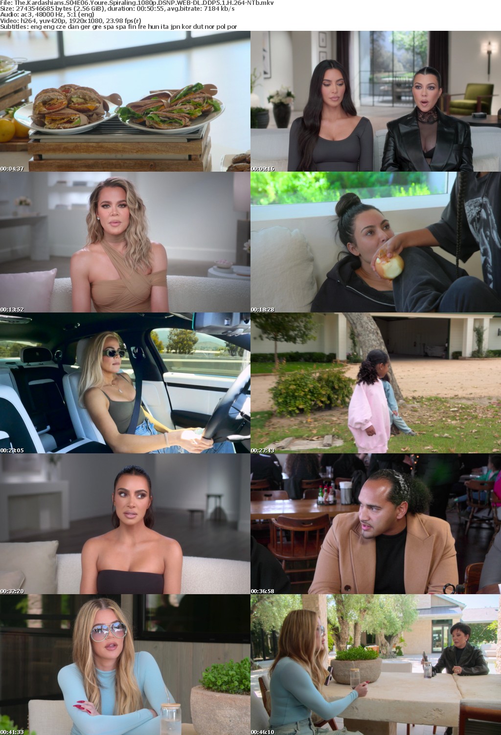 The Kardashians S04E06 Youre Spiraling 1080p DSNP WEB-DL DDP5 1 H 264-NTb