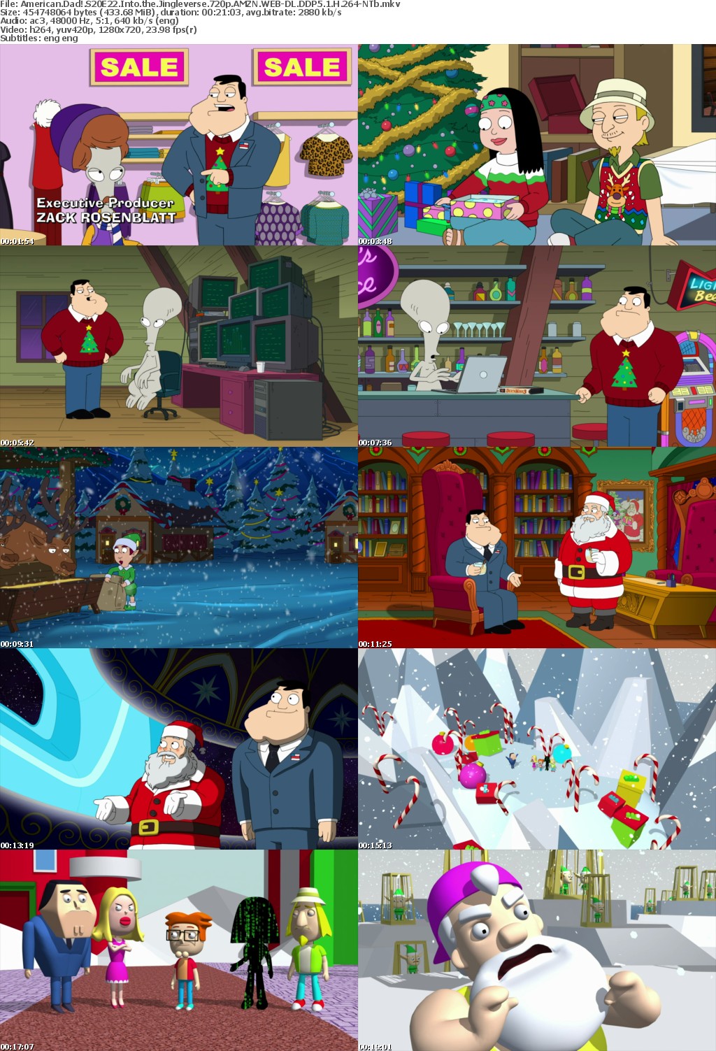 American Dad! S20E22 Into the Jingleverse 720p AMZN WEB-DL DDP5 1 H 264-NTb