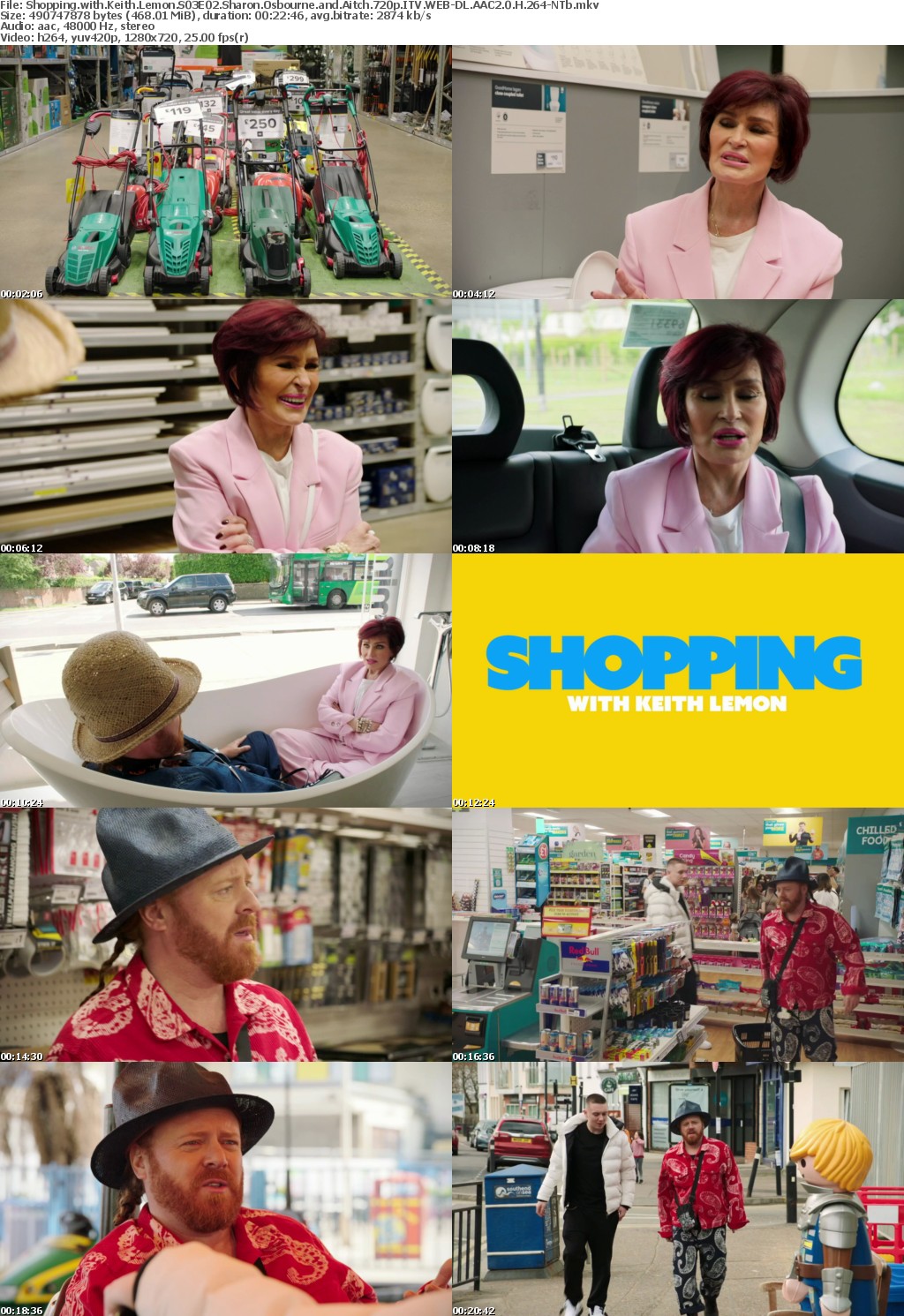 Shopping with Keith Lemon S03E02 Sharon Osbourne and Aitch 720p ITV WEB-DL AAC2 0 H 264-NTb
