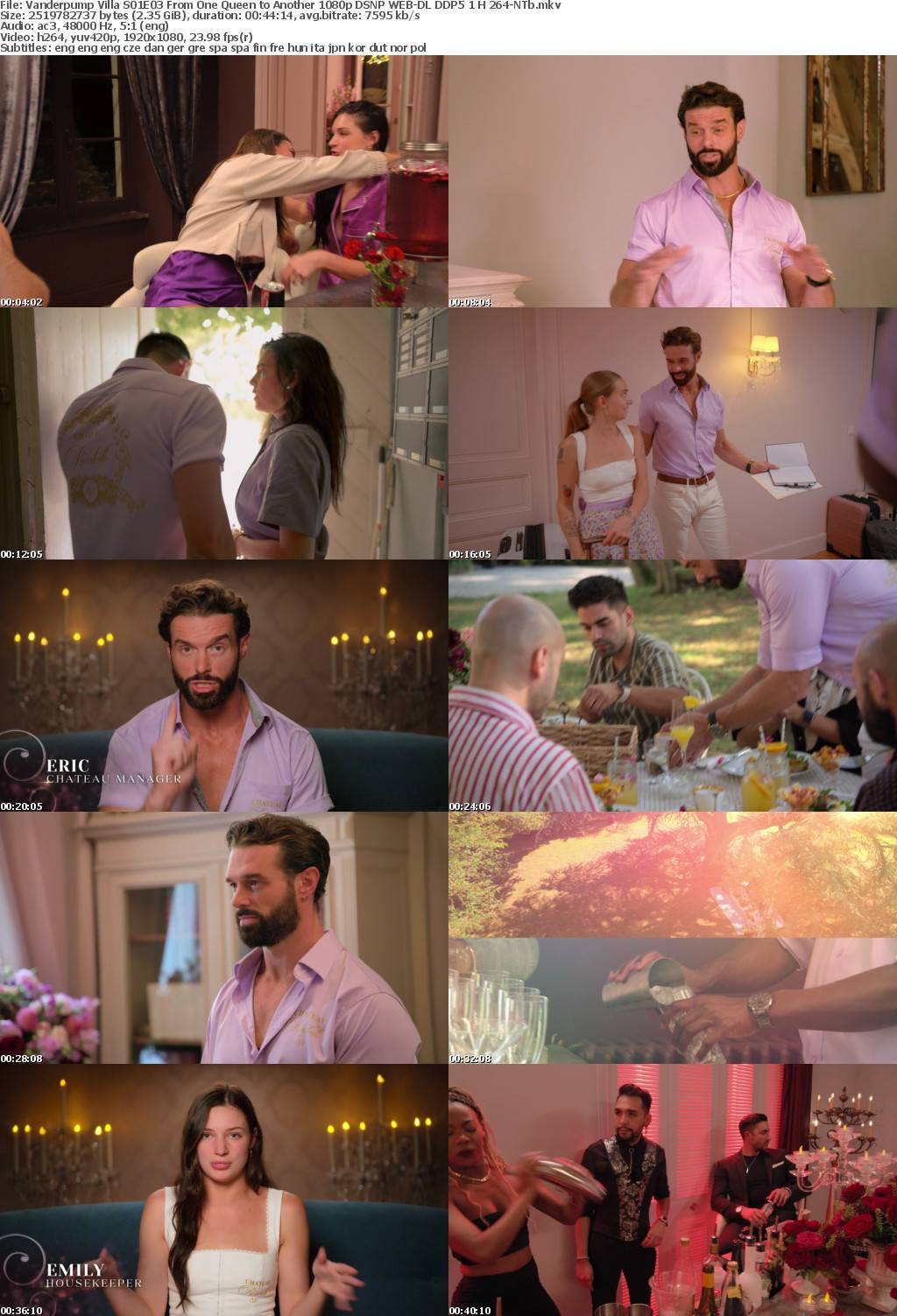 Vanderpump Villa S01E03 From One Queen to Another 1080p DSNP WEB-DL DDP5 1 H 264-NTb