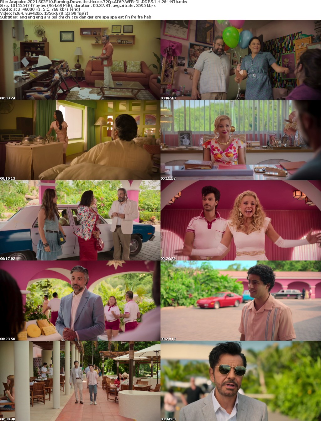 Acapulco 2021 S03E10 Burning Down the House 720p ATVP WEB-DL DDP5 1 H 264-NTb