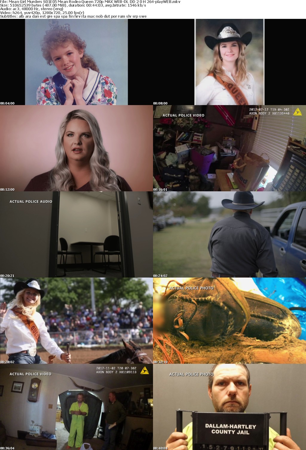 Mean Girl Murders S01E05 Mean Rodeo Queen 720p MAX WEB-DL DD 2 0 H 264-playWEB